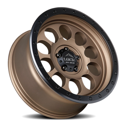 Lock Offroad 50CAL DBRZ 17x9 -12 5x127mm 71.6mm Matte