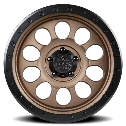 Lock Offroad 50CAL DBRZ 17x9 -12 5x127mm 71.6mm Matte