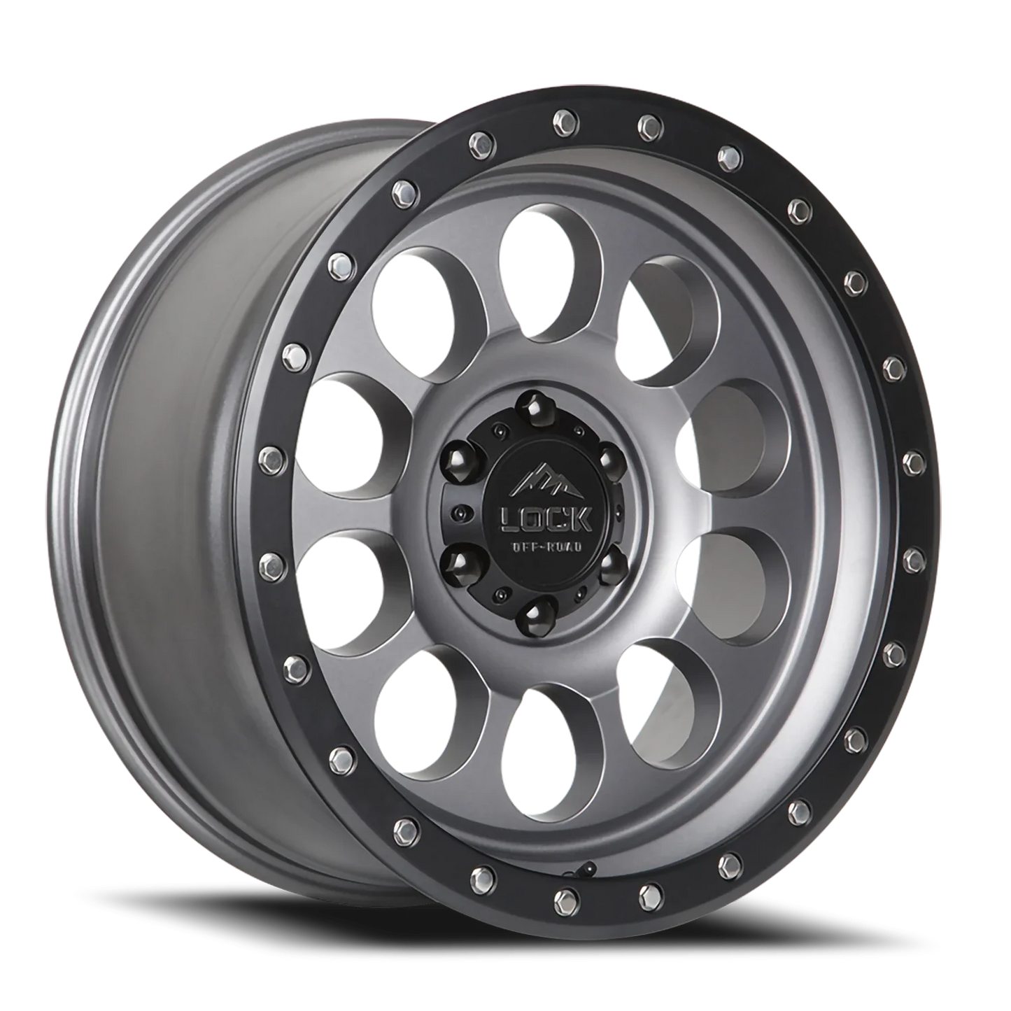 Lock Offroad 50CAL MG 17x9 -12 6x139.7mm 106.2mm Matte