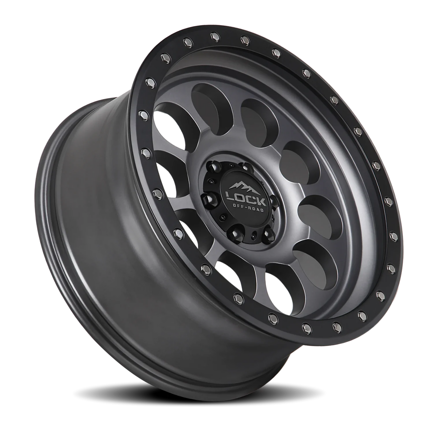 Lock Offroad 50CAL MG 17x9 -12 6x139.7mm 106.2mm Matte