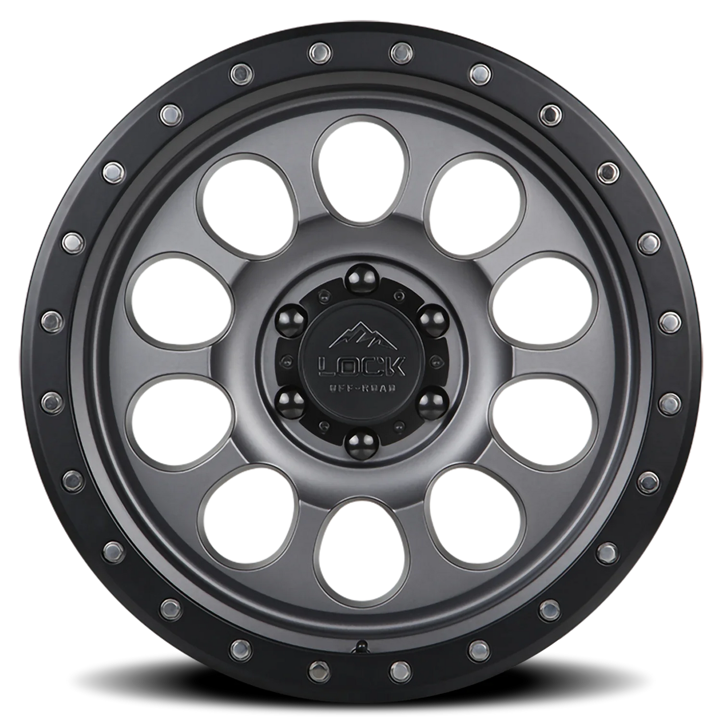 Lock Offroad 50CAL MG 17x9 -12 6x139.7mm 106.2mm Matte