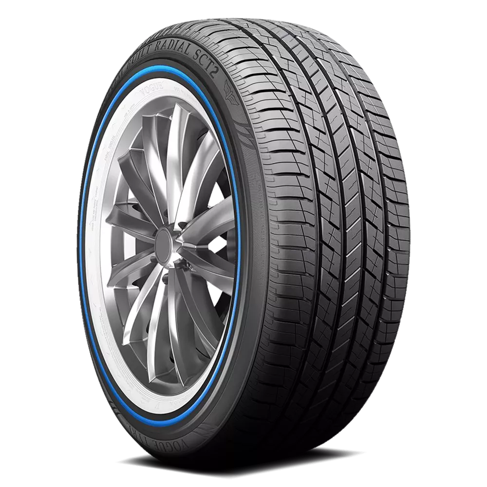Vogue Custom Built Radial SCT2 Blue Stripe Tires 285/45R22 03313221