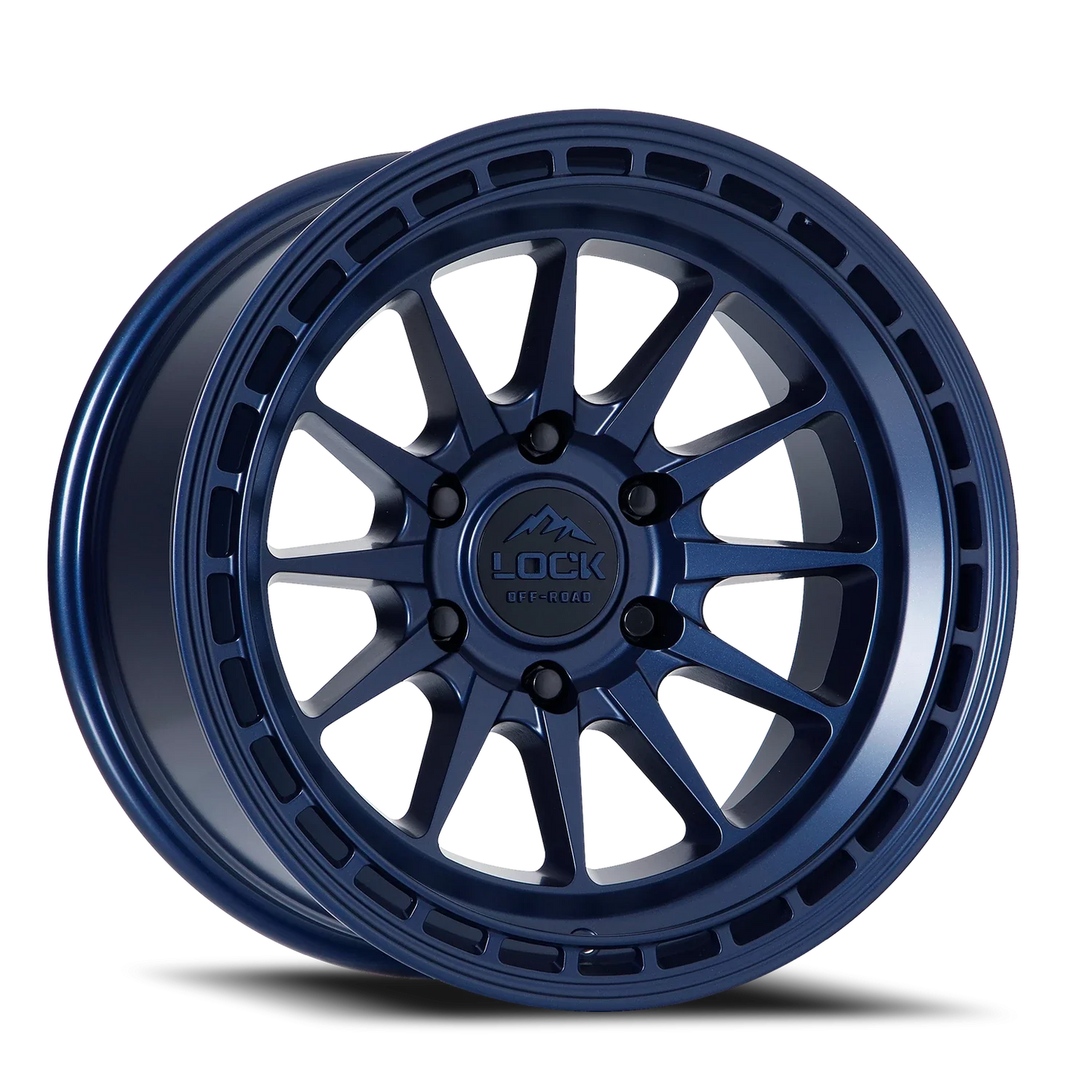 Lock Offroad Baja BLU 17x9 +12 5x127mm 71.5mm Matte