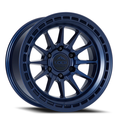 Lock Offroad Baja BLU 17x9 +12 5x127mm 71.5mm Matte