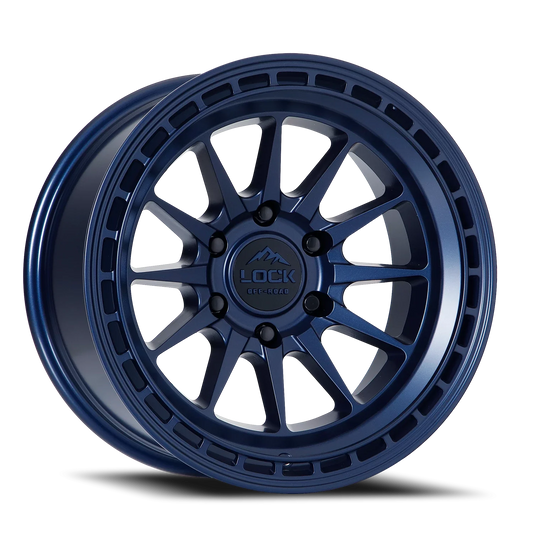 Lock Offroad Baja BLU 17x9 +12 5x127mm 71.5mm Matte