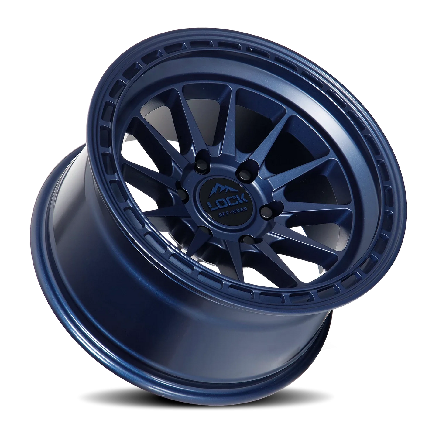 Lock Offroad Baja BLU 17x9 +12 5x127mm 71.5mm Matte