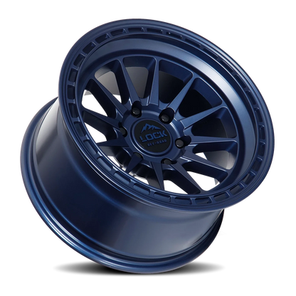 Lock Offroad Baja BLU 17x9 +12 5x127mm 71.5mm Matte