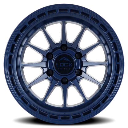Lock Offroad Baja BLU 17x9 +0 6x135mm 87.1mm Matte