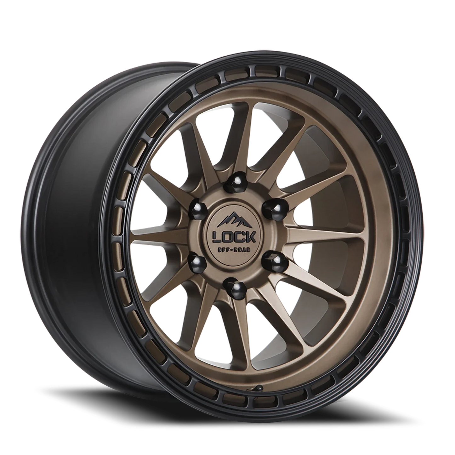 Lock Offroad Baja DBRZ 17x9 -12 6x139.7mm 106.2mm Matte