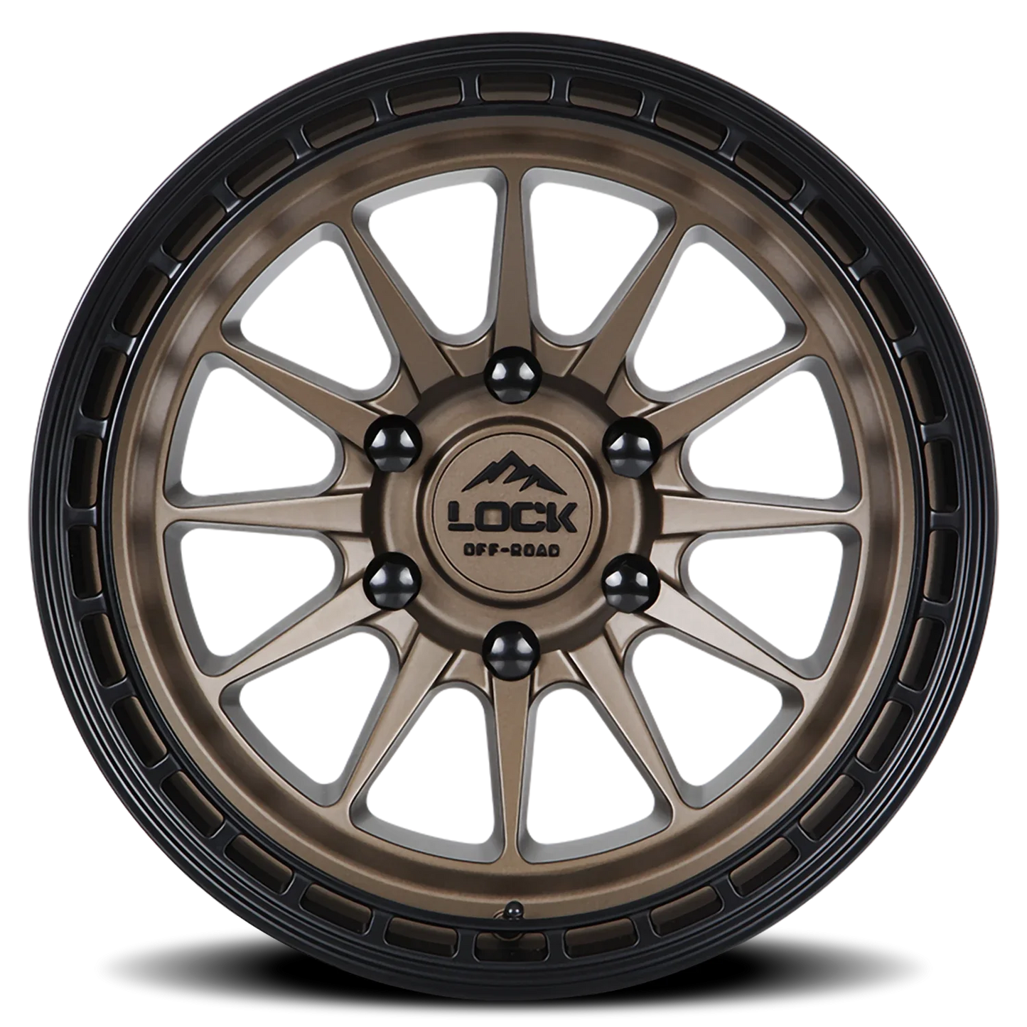 Lock Offroad Baja DBRZ 17x9 -12 6x139.7mm 106.2mm Matte