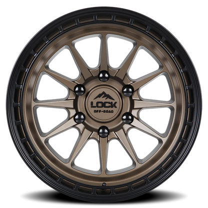 Lock Offroad Baja DBRZ 17x9 +0 6x139.7mm 106.2mm Matte