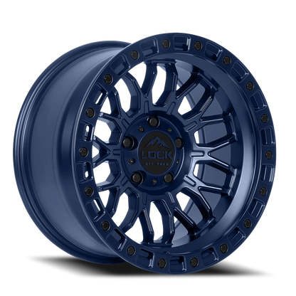 Lock Offroad Combat BLU 20x10 +18 6x139.7mm 106.2mm Matte