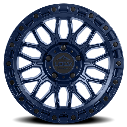 Lock Offroad Combat BLU 20x10 +18 6x139.7mm 106.2mm Matte
