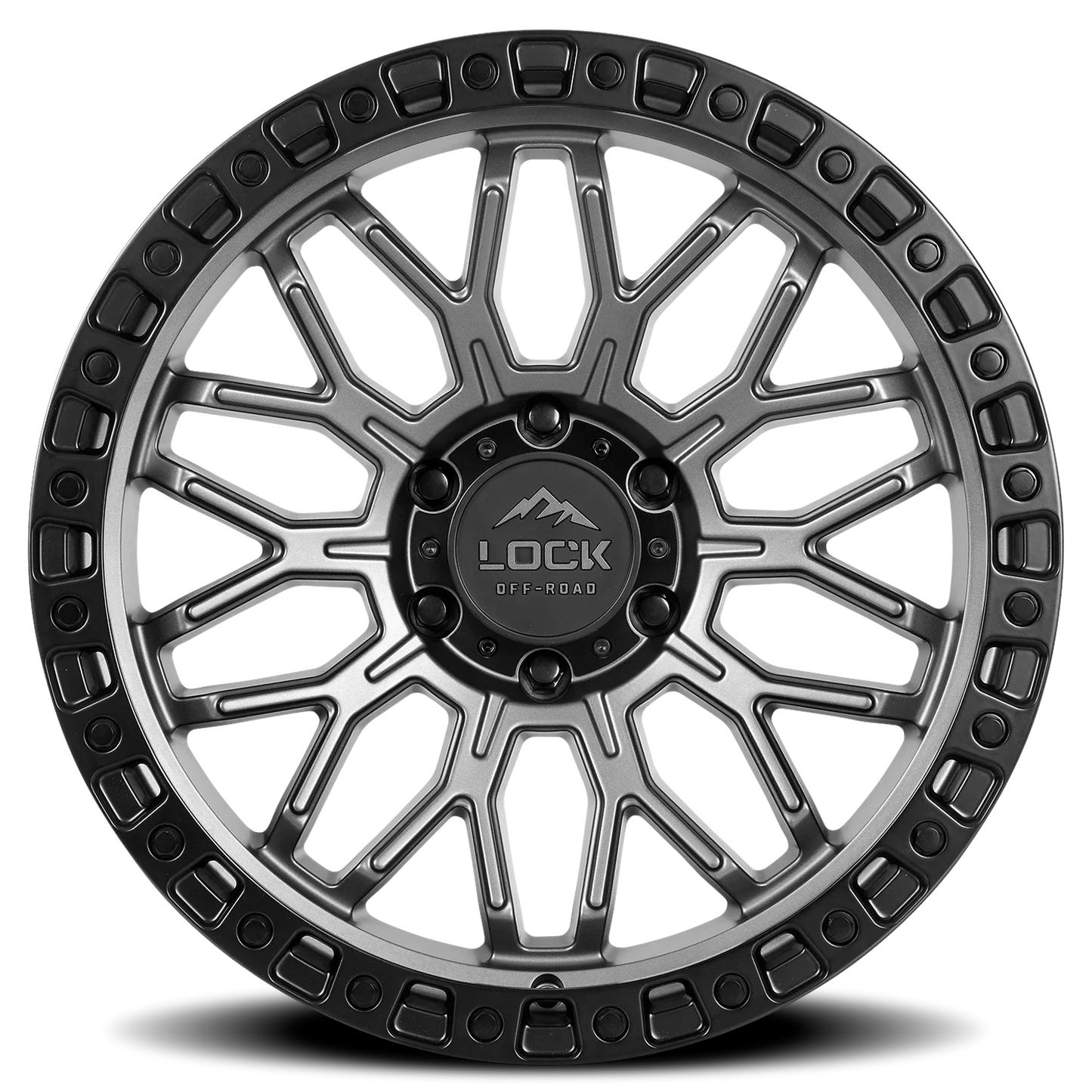 Lock Offroad Combat MG 17x9 +1 6x135mm 87.1mm Matte