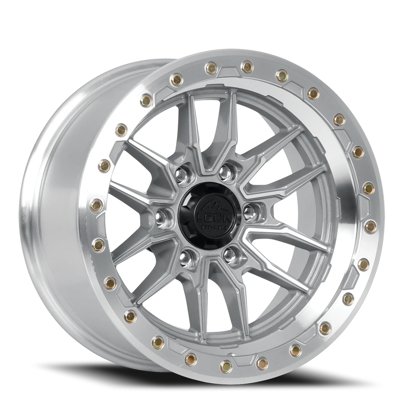 Lock Offroad Krawler MC 17x9 +12 6x139.7mm 106.2mm Machined