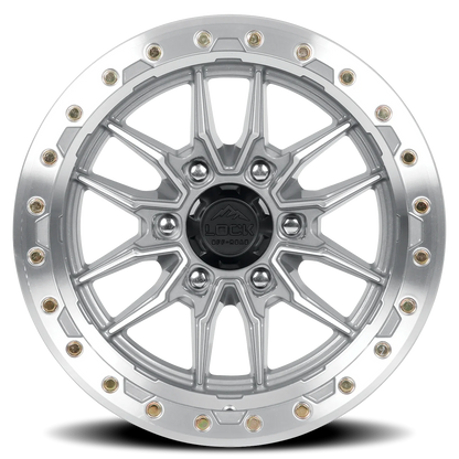 Lock Offroad Krawler MC 17x9 +0 6x139.7mm 106.2mm Machined