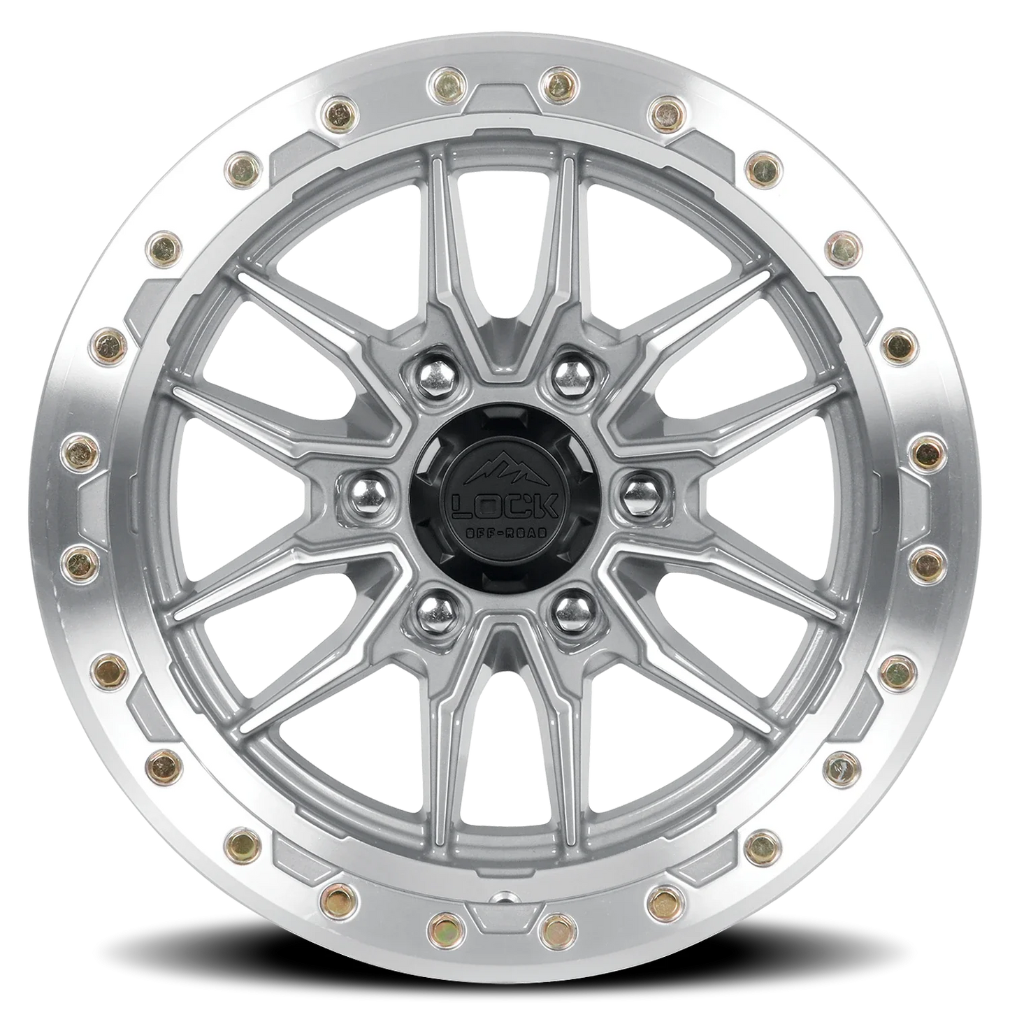 Lock Offroad Krawler MC 17x9 +12 6x139.7mm 106.2mm Machined