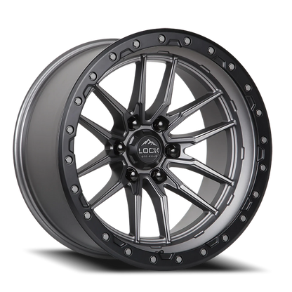 Lock Offroad Krawler MG 20x9 +0 6x135mm 87.1mm Matte