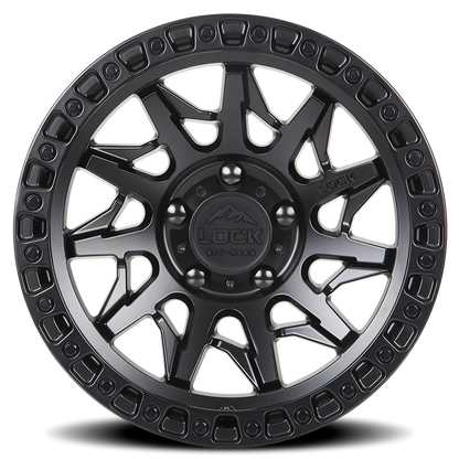 Lock Offroad Lunatic MB 18x9 -12 5x127mm 71.6mm Matte