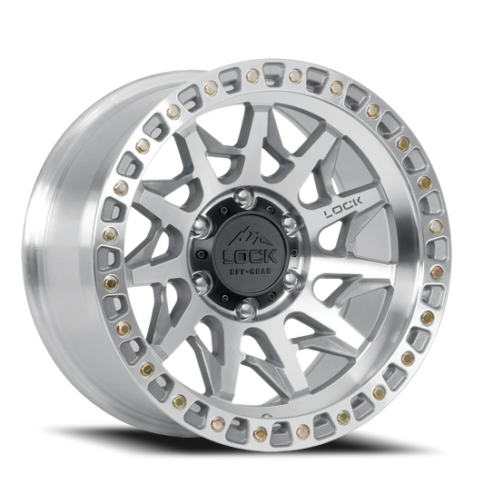 Lock Offroad Lunatic MC 17x9 +1 8x165.1mm 125.2mm Machined