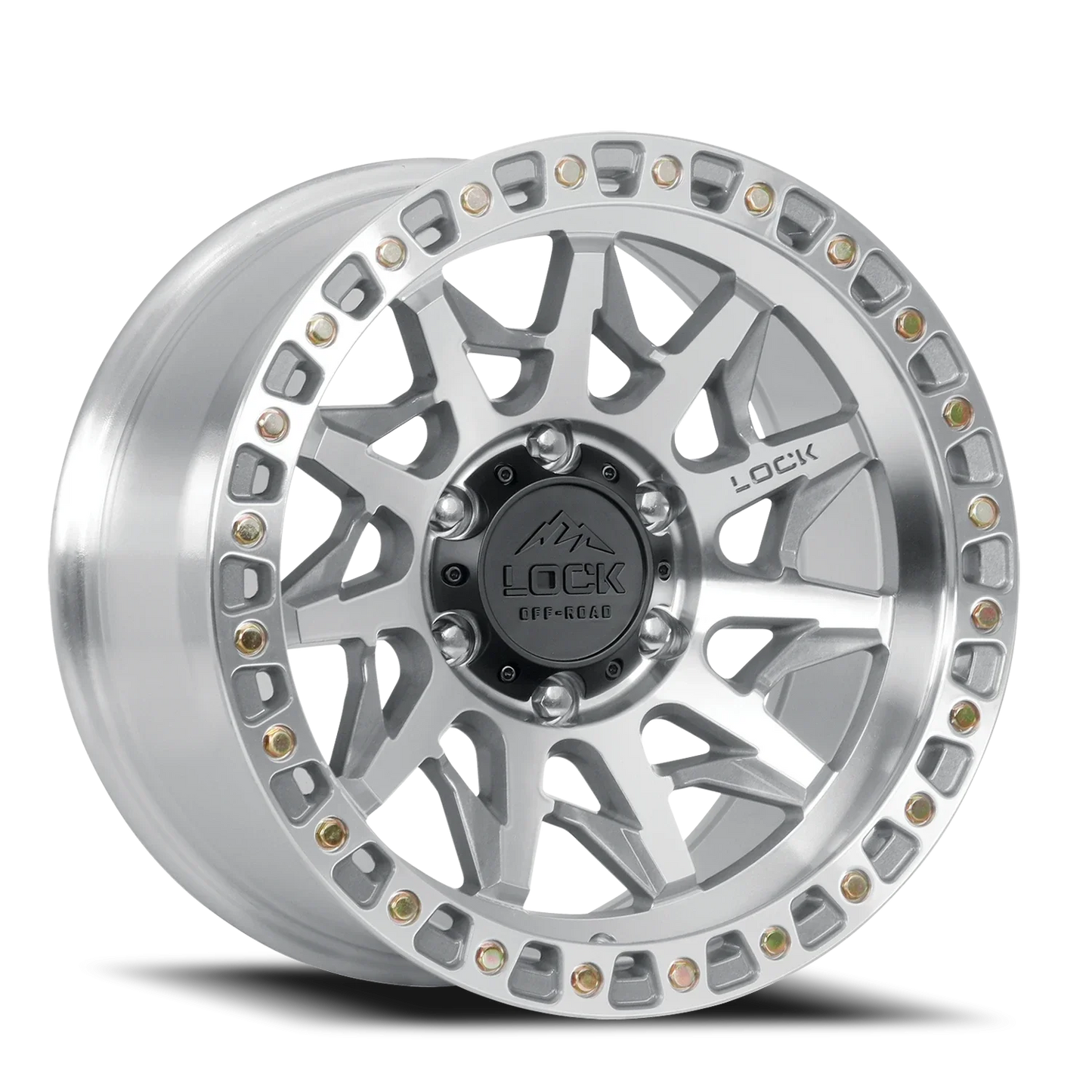 Lock Offroad Lunatic MC 17x9 +12 8x165.1mm 125.2mm Machined