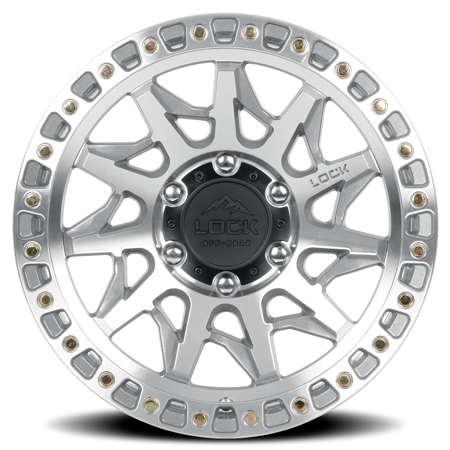 Lock Offroad Lunatic MC 17x9 +12 8x165.1mm 125.2mm Machined