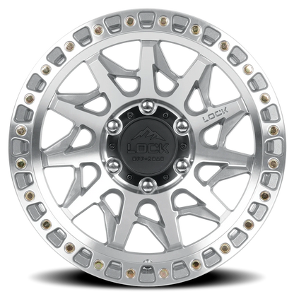 Lock Offroad Lunatic MC 17x9 +12 8x165.1mm 125.2mm Machined