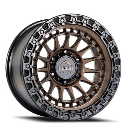 Lock Offroad Mojave BRZ 17x9 +12 8x165.1mm 125.2mm Matte