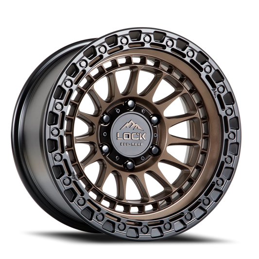 Lock Offroad Mojave BRZ 17x9 +12 8x165.1mm 125.2mm Matte