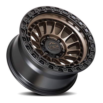 Lock Offroad Mojave BRZ 17x9 +12 8x165.1mm 125.2mm Matte