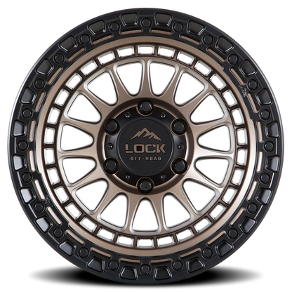 Lock Offroad Mojave BRZ 17x9 +12 8x165.1mm 125.2mm Matte