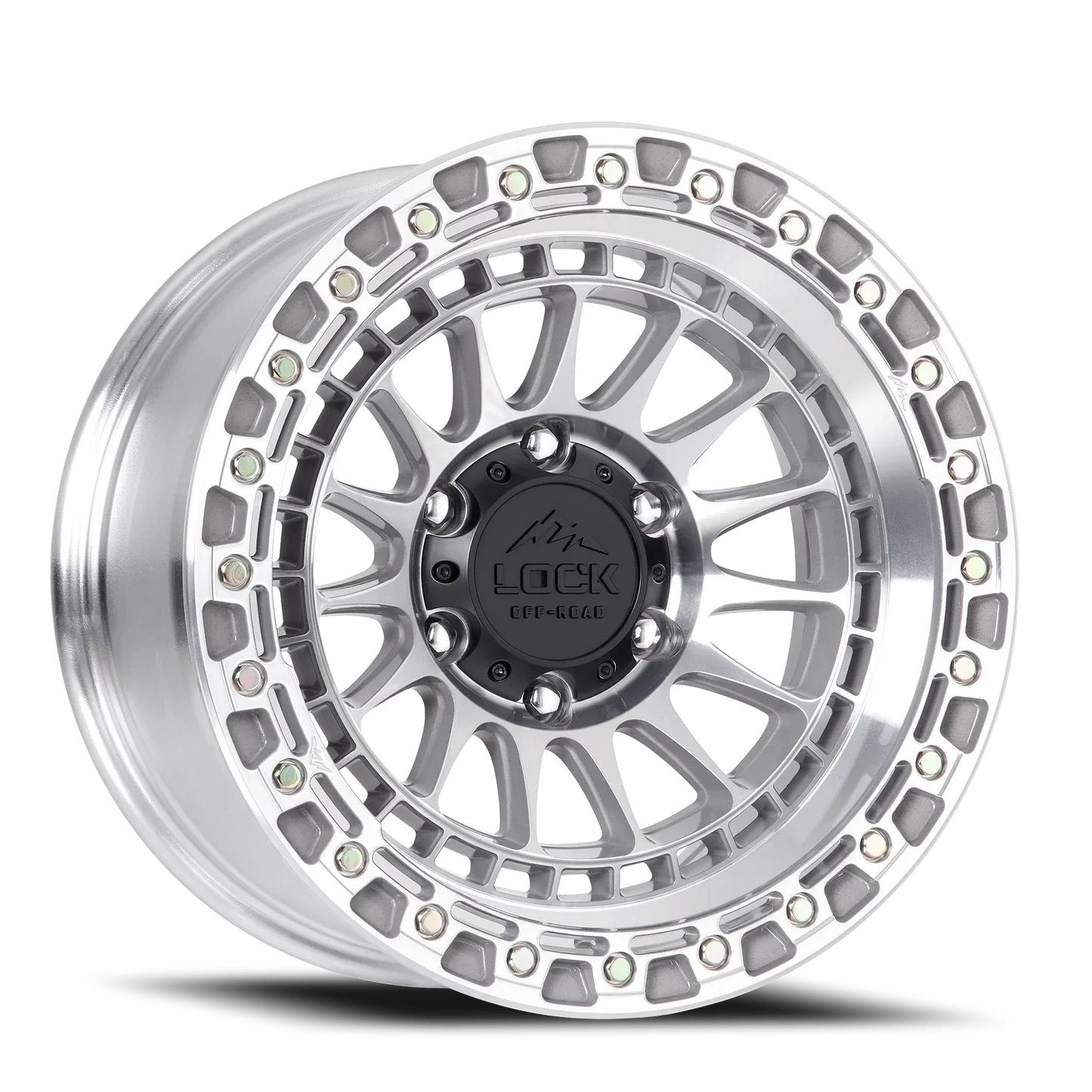 Lock Offroad Mojave MC 17x8.5 +25 5x127mm 71.5mm Machined