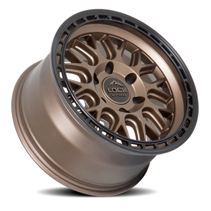 Lock Offroad Onyx BRZ 17x9 +1 6x139.7mm 106.2mm Matte