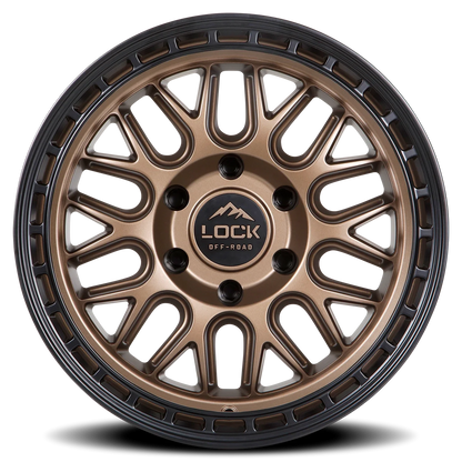 Lock Offroad Onyx BRZ 17x9 -12 6x139.7mm 106.2mm Matte