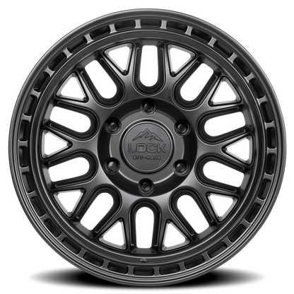 Lock Offroad Onyx MB 17x9 -12 6x139.7mm 106.2mm Matte