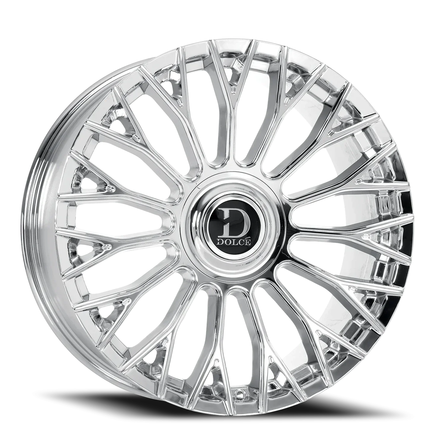 Dolce Luxury Roma C 24x10 +25 6x135/6x139.7mm 106.2mm Chrome