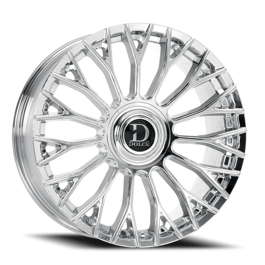 Dolce Luxury Roma C 24x10 +25 6x135/6x139.7mm 106.2mm Chrome