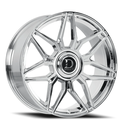Dolce Luxury Verona C 22x9.5 +35 6x135/6x139.7mm 106.2mm Chrome