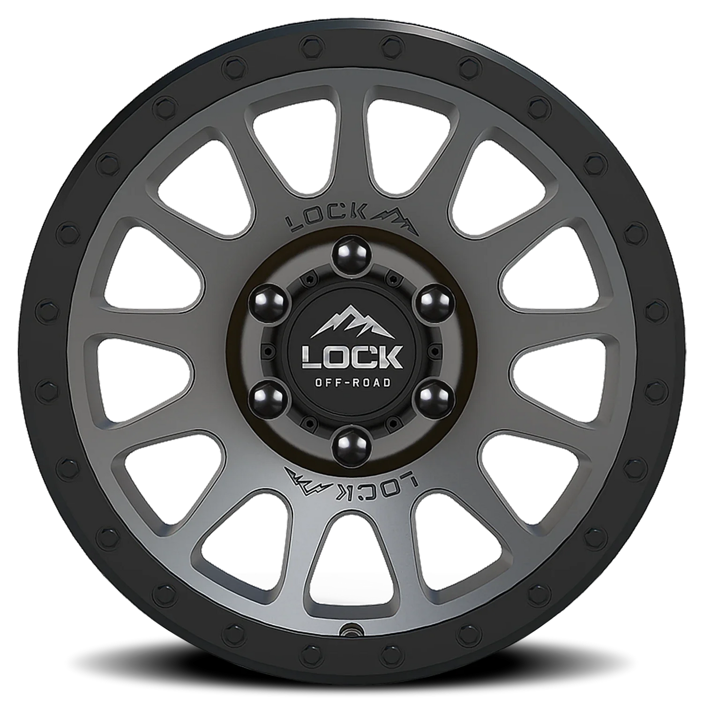 Lock Offroad Yosemite MG 17x9 +0 6x135mm 87.1mm Matte